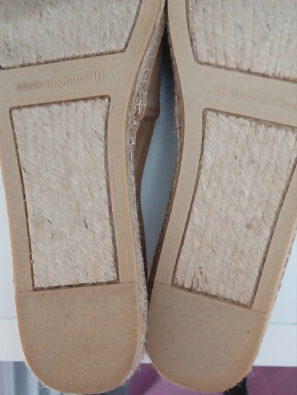 Lauren Ralph Lauren Cognac Suede Espadrille Flats